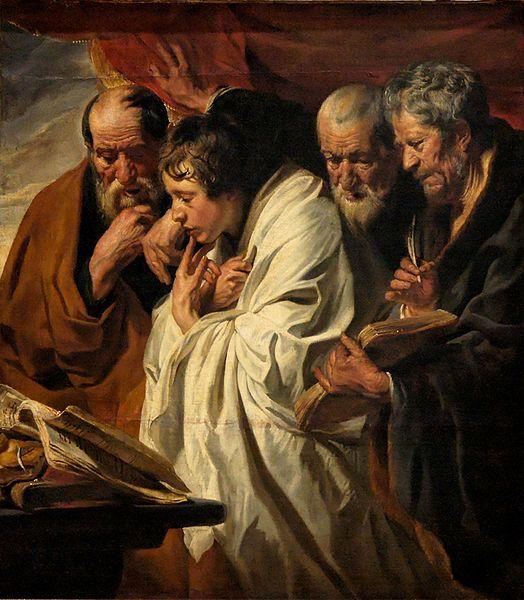 Jacob Jordaens The Four Evangelists France oil painting art